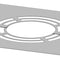 Deckenblende für Hinterlüftung, zweiteilig 0° Ø 400 mm