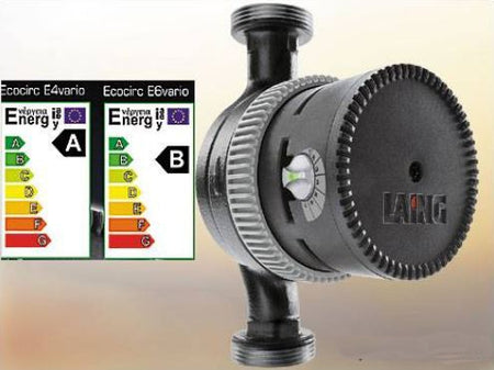Umwälzpumpe Ecocirc vario E4 DN25 Energieeffizienzkl. A