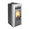KALOR Pelletkamin | Perfecta Maiolica Edda 10 | 7,8 kW | Weiß