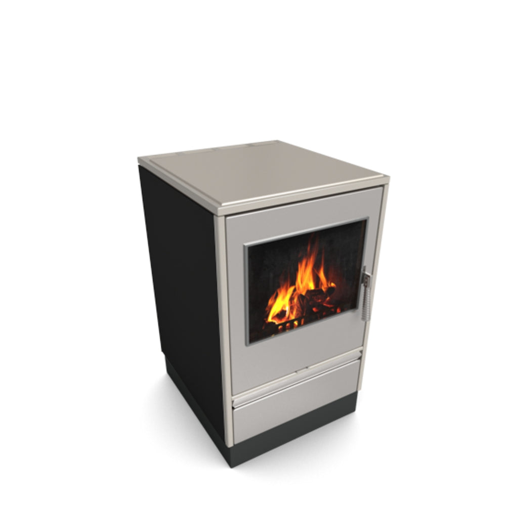 Glutos HHS 02 G Küchenherd mit Sichtscheibe in edelstahl 5,5 kW | klimaworld.com
