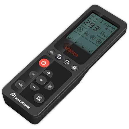 Fernbedienung Mind Remote schwarz mit Display und Bedientasten | klimaworld.com