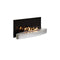 ebios-fire Wandkamin | Elipse Wall Mini | Edelstahl gebürstet