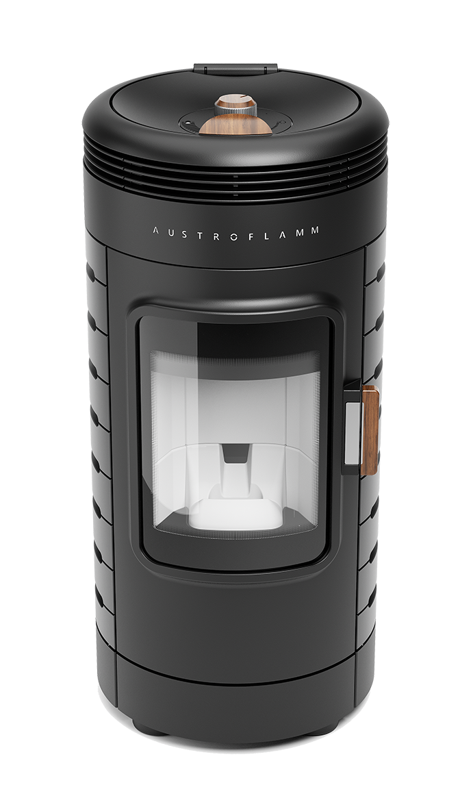 Austroflamm Pelletofen Ella Keramik Anthrazit | klimaworld.com