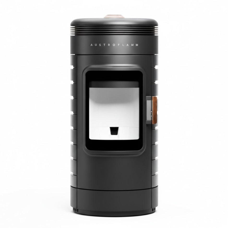Austroflamm Pelletkamin ELLLA mit Keramikverkleidung in anthrazit | klimaworld.com