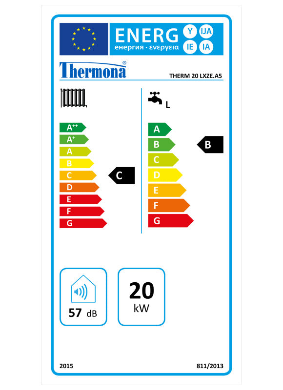 Thermona Heiztherme  mit integriertem Warmwasserspeicher
