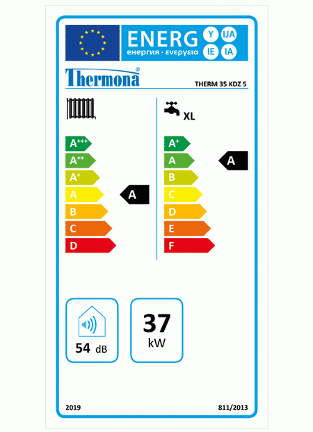 Thermona Heiztherme Brennwerttherme mit integriertem Warmwasserspeicher