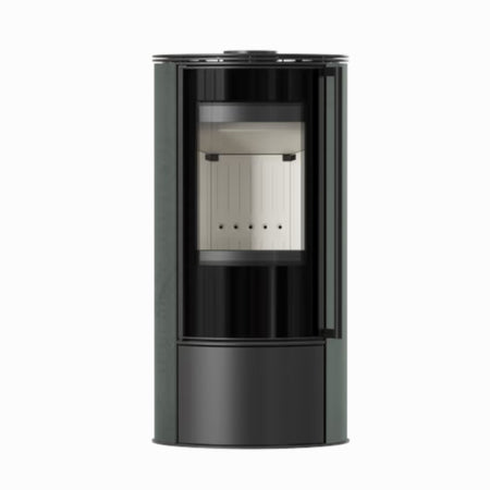 Kratki Kaminofen ERIK, serpentino, Front | klimaworld.com