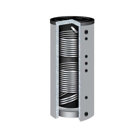 TWL Edelstahl-Brauchwasserspeicher ESO 300 Querschnitt