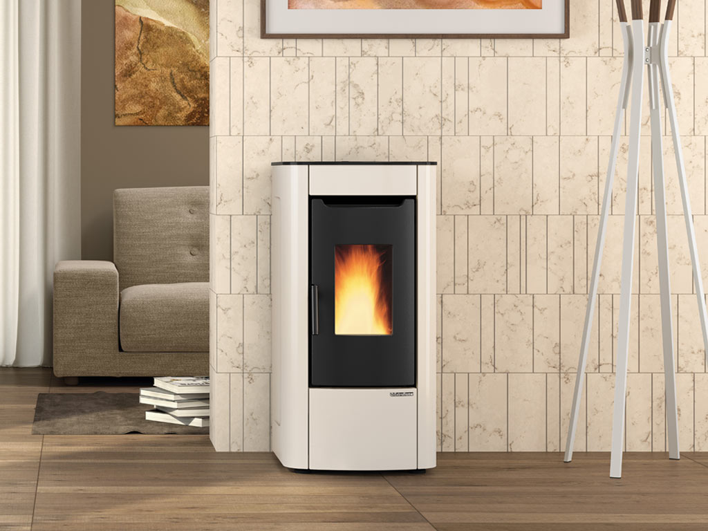 Extraflame Prestige Line in elfenbein Ambientebild