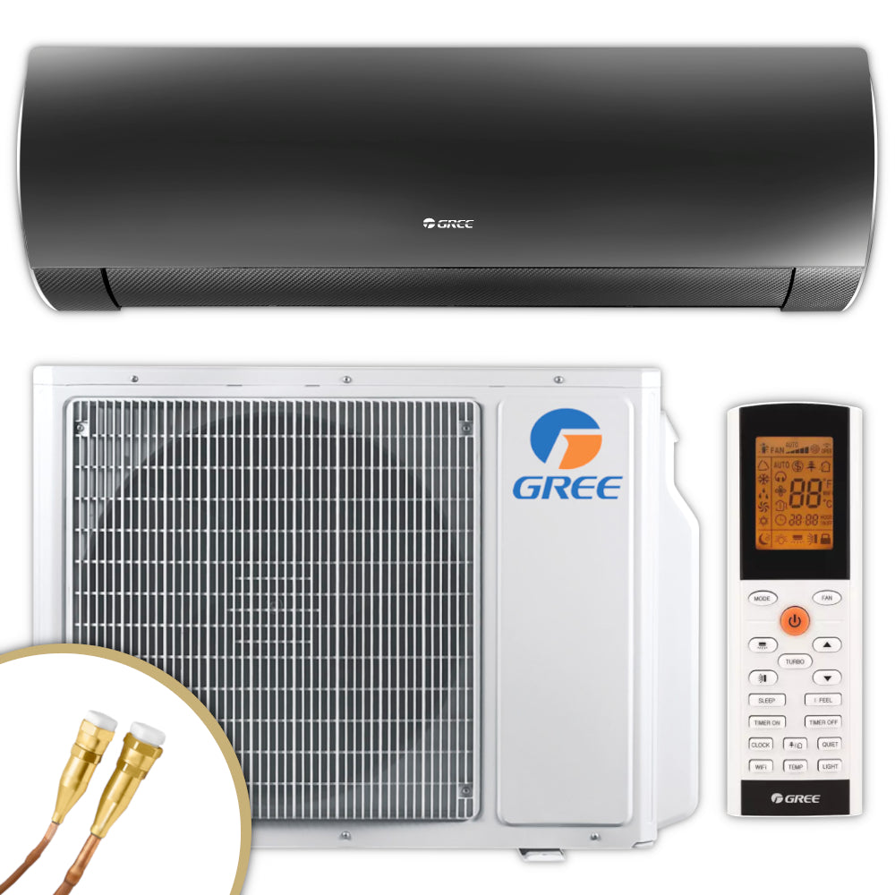 GREE | Monosplit-Klimaanlage FAIRY BLACK 18 | 5,2 kW | Quick-Connect