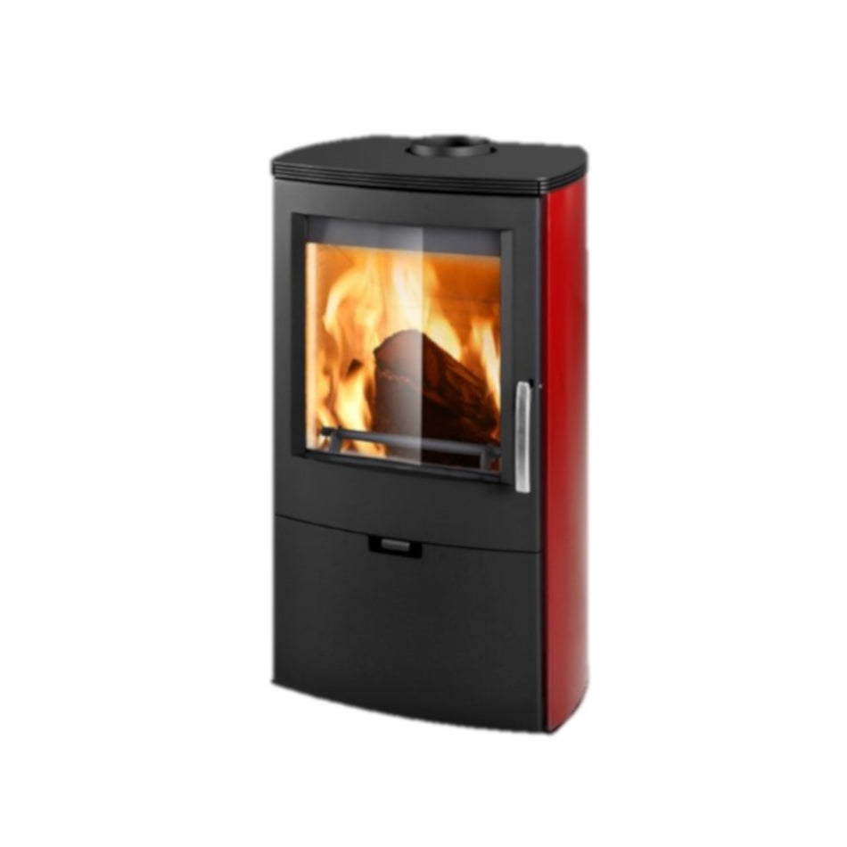 Thorma | Kaminofen | FALUN II | schwarz/rot | 8 kW