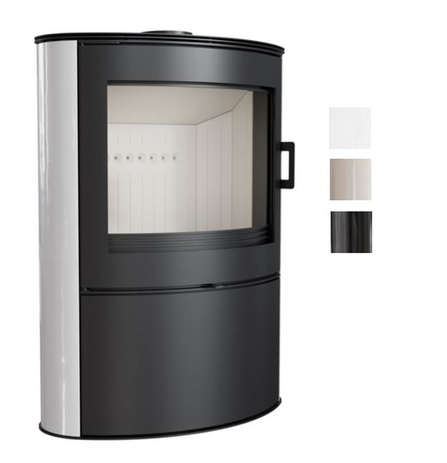 Kratki Kaminofen Koza AB S/2/KAFEL | mit Keramik | Farbwahl | 10 kW ➔ www.klimaworld.com