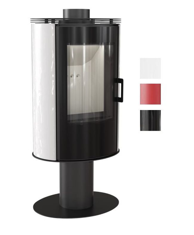 Kratki Kaminofen Koza AB S/N/O/DR/GL/KAFEL | Keramik | Farbwahl | 8 kW ➔ www.klimaworld.com