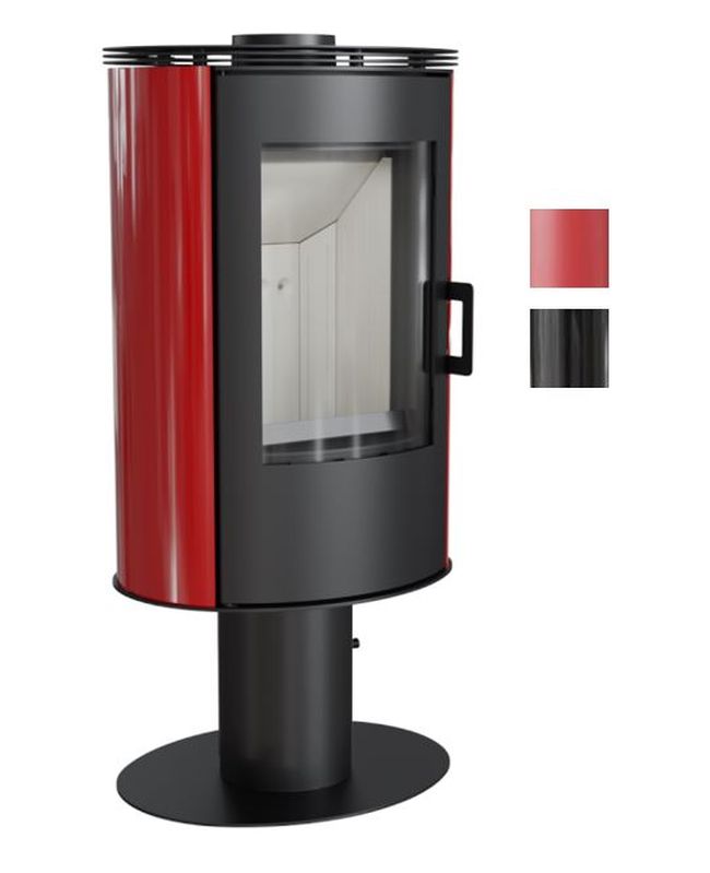 Kratki Kaminofen Koza AB S/N/O/DR/KAFEL | Keramik | Farbwahl | 8 kW ➔ www.klimaworld.com