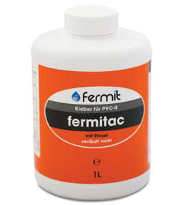 Fermit| Fermitac PVC-U Klebstoff| 125 ml Flasche m. Pinsel