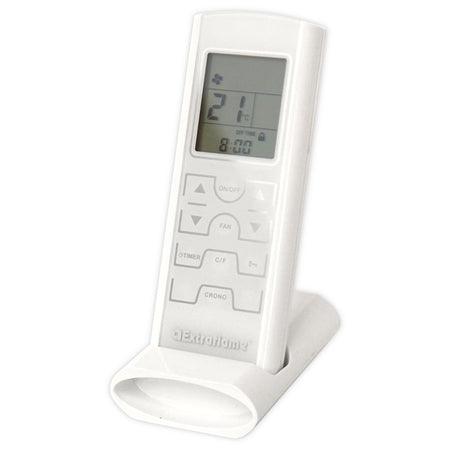 Extraflame Fernbedienung fuer LUISELLA 5.0 Maxi weiss mit Display 21 C, Tasten und Standfuss | Klimaworld.com