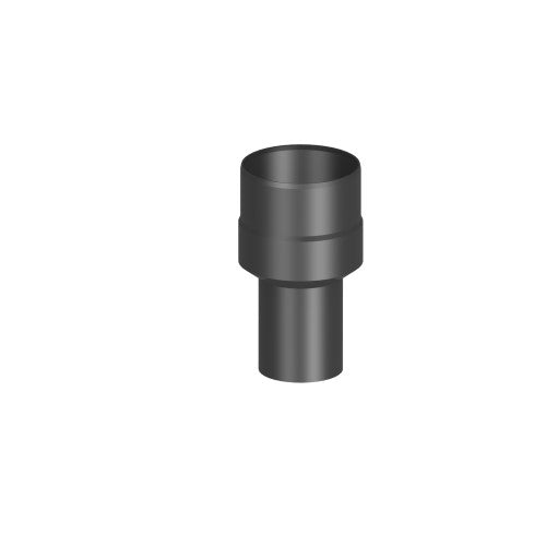 Ofenrohr/ Rauchrohr/ Erweiterung Ø 80-120mm, lackiert schwarz