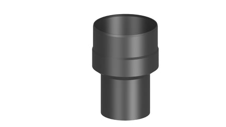 Ofenrohr/ Rauchrohr/ Erweiterung Dn Ø 110-150mm, lackiert - gußgrau