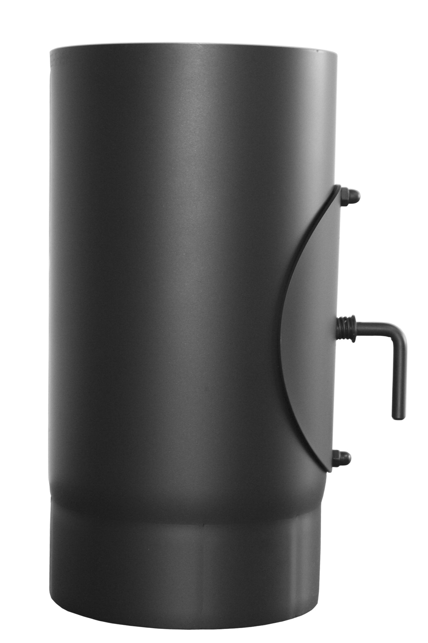 Längenelement 300mm FERRO Durchmesser 120mm mit Drosselklappe und Tür