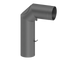 Winkelrohr / Ofenrohr / Rauchrohr FERRO Ø 160 mm, lackiert gußgrau