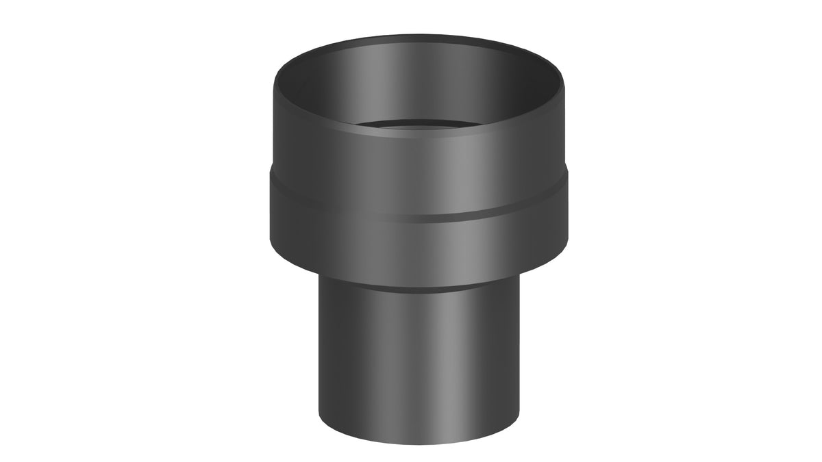 Ofenrohr/ Rauchrohr/ Erweiterung Ø 120-180mm, lackiert gußgrau