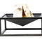 Gardener geometrische Feuerschale modernes Design | 70x70cm x H 30cm