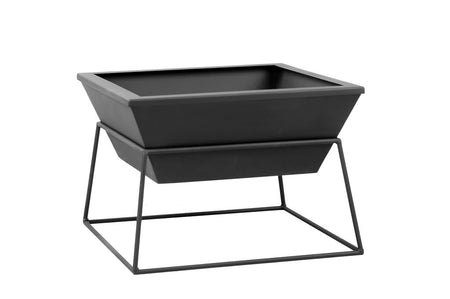 Gardener quadratische, abnehmbare Feuerschale | 50x50cm x H 30cm | TF-FS 115-1 | Klimaworld.com