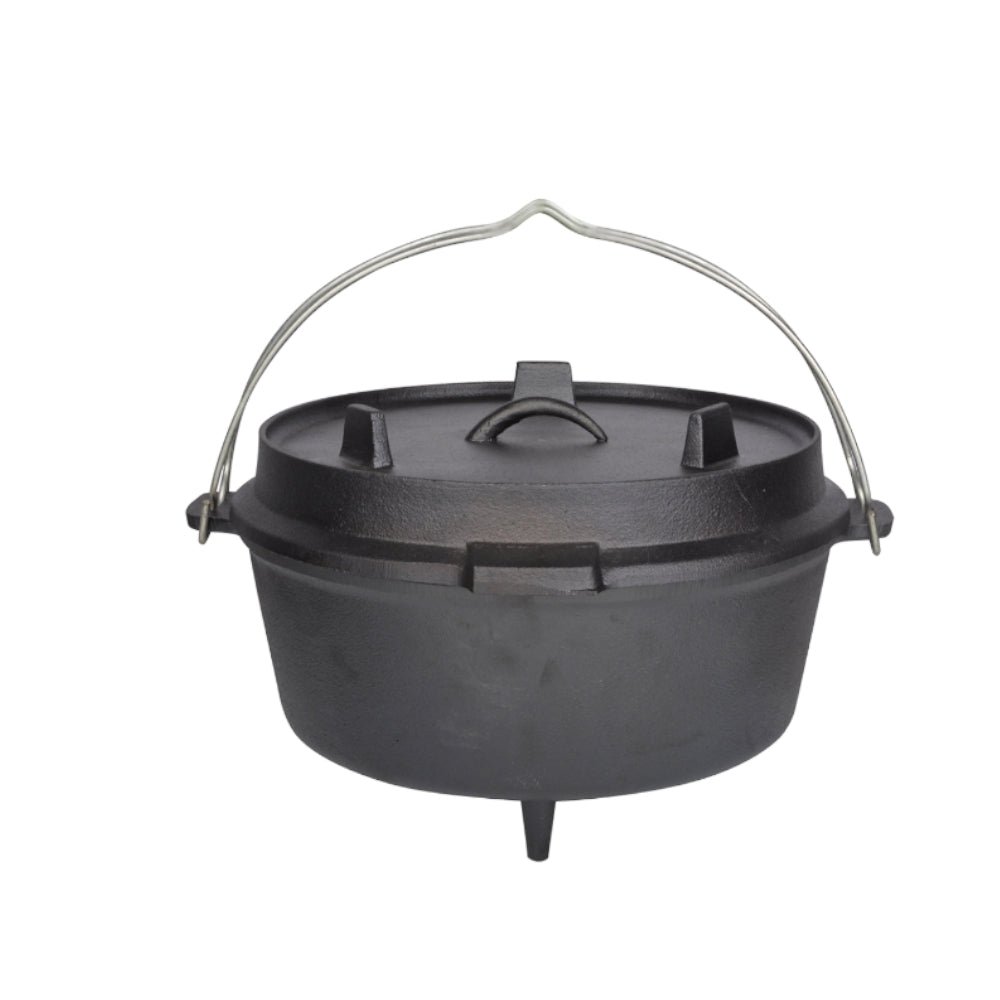 Dutch Oven 12'' Inhalt 6,5L, Kochtopf aus Gusseisen FF235
