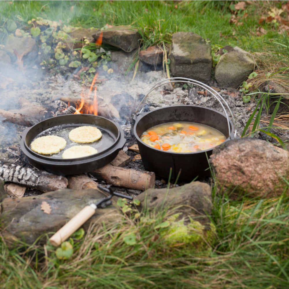 Dutch Oven 12'' Inhalt 6,5L, Kochtopf aus Gusseisen FF235