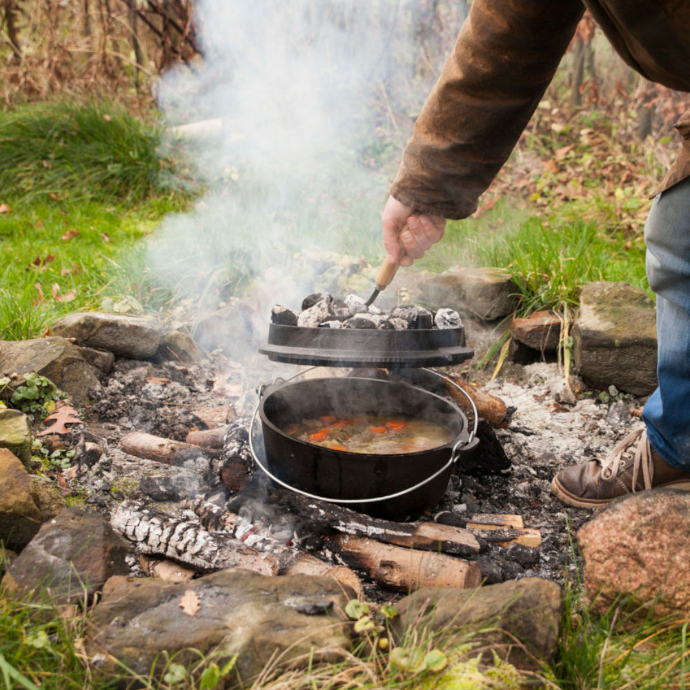 Dutch Oven 12'' Inhalt 6,5L, Kochtopf aus Gusseisen FF235