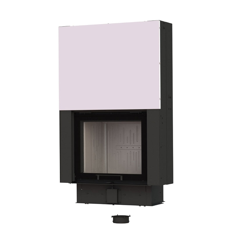 BeF Fire Warmluft Kamineinsatz | Fire Bear V6 mit Hebetür | 6 kW | klimaworld.com