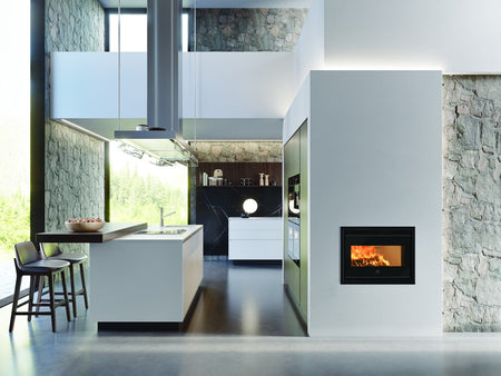 Edilkamin Kamineinsatz | Firebox Evo 54 V | 9,4 kW | Weiß