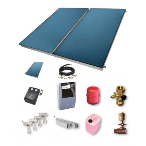 TWL Solarpaket FK200-9 Flachkollektorset 21,06m²