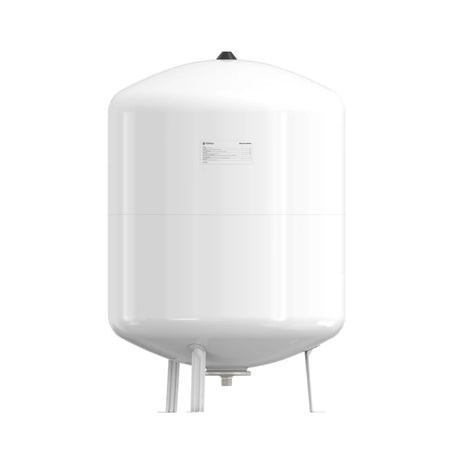 Flamco Membran-Druckausdehnungsgefaess fuer Heizungsanlagen, weisser Stahlbehaelter mit stabilem Standfuss | Klimaworld.com