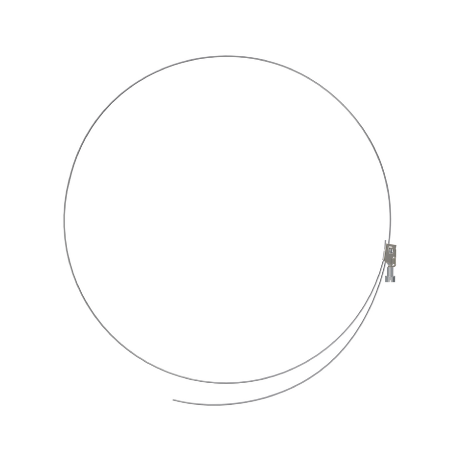 Silberne Befestigungsschelle für Spannbereich bis 325 mm mit Schneckengewinde | Klimaworld.com