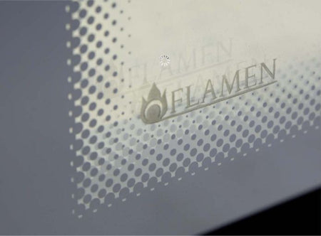 Flamen- Doppelglasscheibe