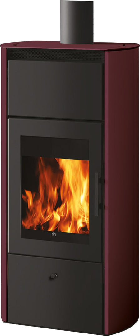 Edilkamin Flamma 14 Verkleidung Stahl Bordeaux | klimaworld.com
