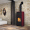 Edilkamin | Flamma 14 | Verkleidung Keramik bordeaux