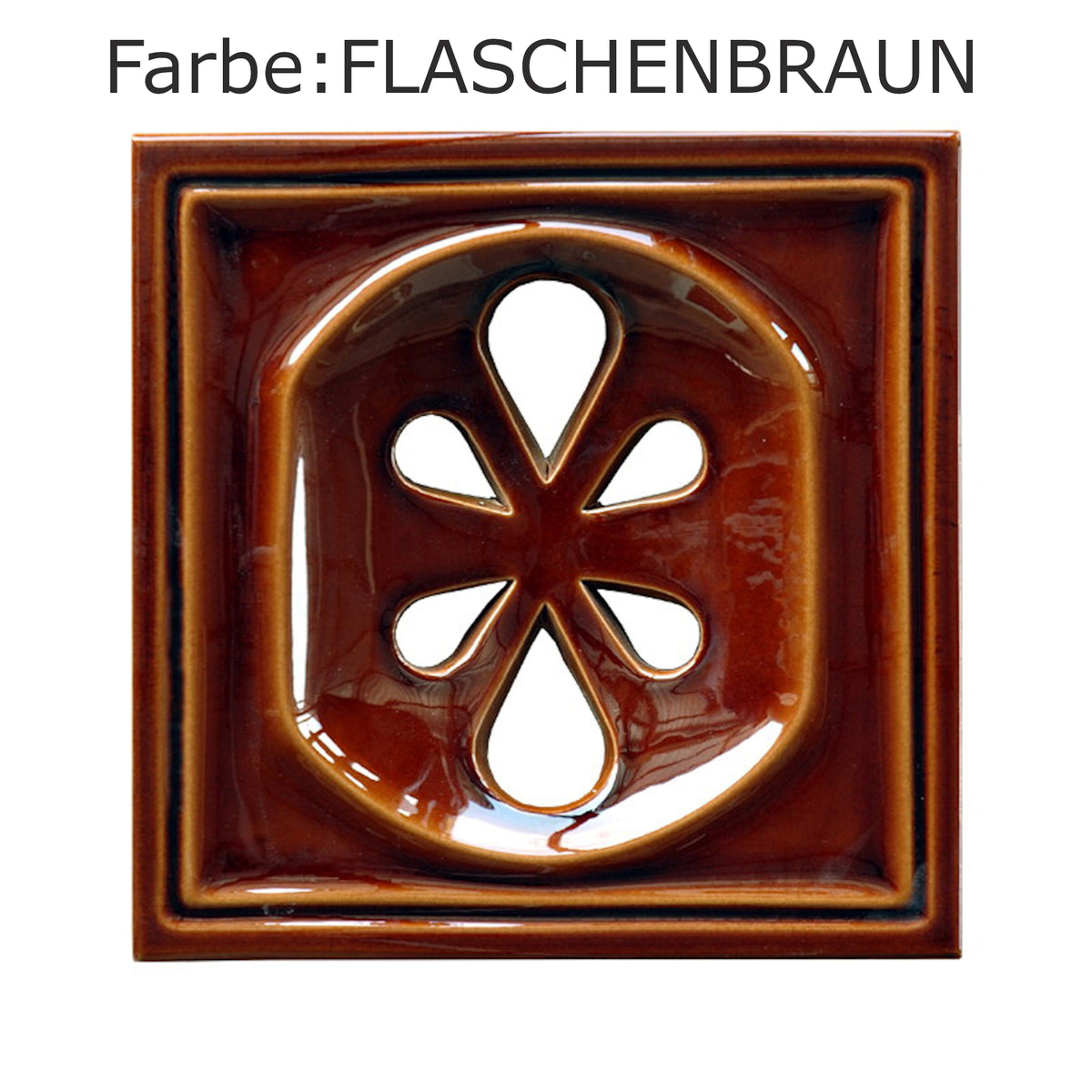 Kachelfarbe Flaschenbraun