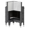 BEF Home Warmluft Eck-Kamineinsatz | FLAT V 6 L | 5kW