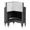 BEF Home Warmluft Eck-Kamineinsatz | FLAT V 8 L | 8kW