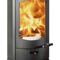 AUSTROFLAMM Kamin Flok 2.0 | Stahlmantel + WHF Keramik + Sockel | 4 kW