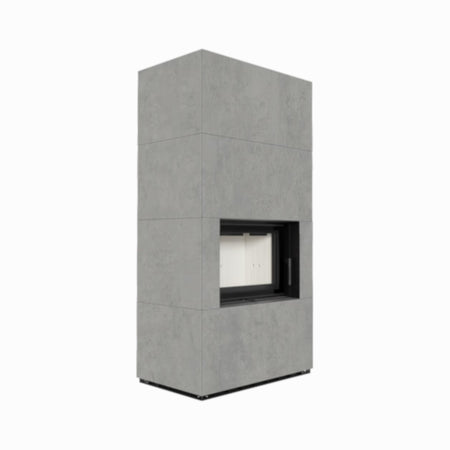  Kratki Kaminbausatz FLOKI BOX, Glas vorne | klimaworld.com