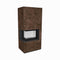 Kratki Kaminbausatz | FLOKI BOX | 8 kW | Glas links | Oxide Moro