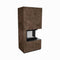 Kratki Kaminbausatz | FLOKI BOX | 8 kW | Glas rechts | Oxide Moro