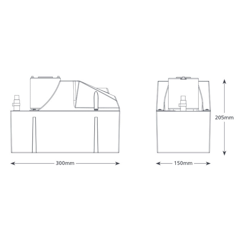 ASPEN | Behälter-Kondensatpumpe HOT WATER ECONOMY 9 | 900 l/h