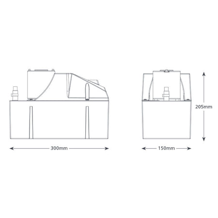 ASPEN | Behälter-Kondensatpumpe HOT WATER ECONOMY 9 | 900 l/h