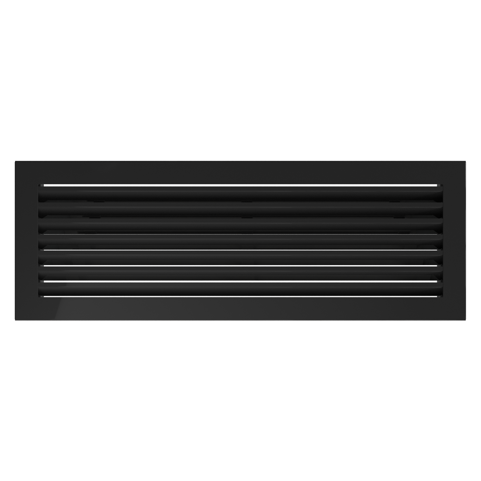 Kamingitter Lüftungsgitter Luftgitter Lamellen 17x49 cm, schwarz