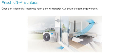 Midea Klimaanlage Flextruhengerät MUE-24FNXD0 mit 6,9kW | 24000 BTU