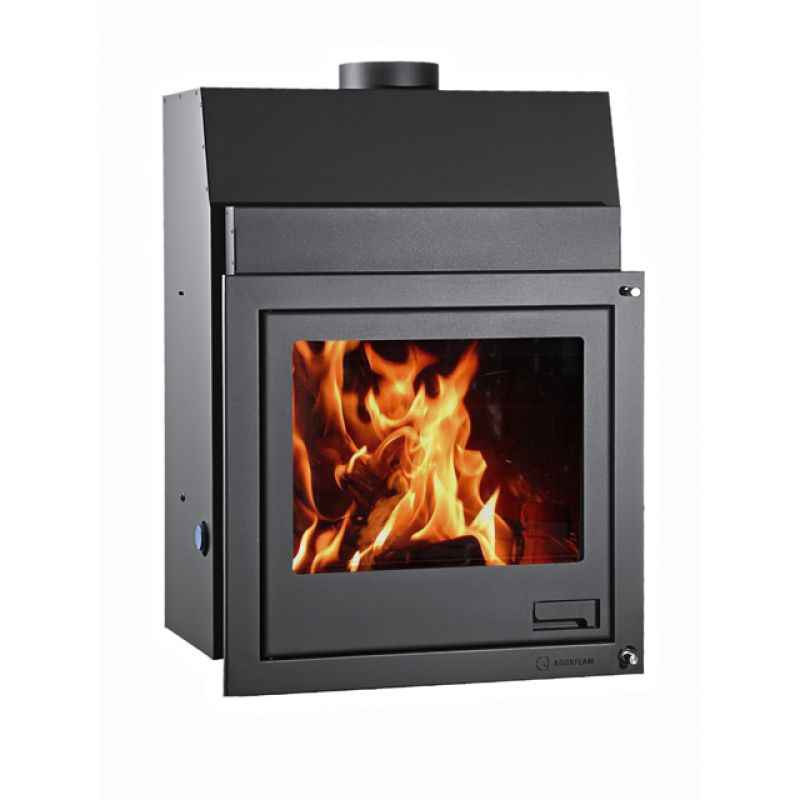 Wasserführender Kamineinsatz 25 kw Aquaflam Flat